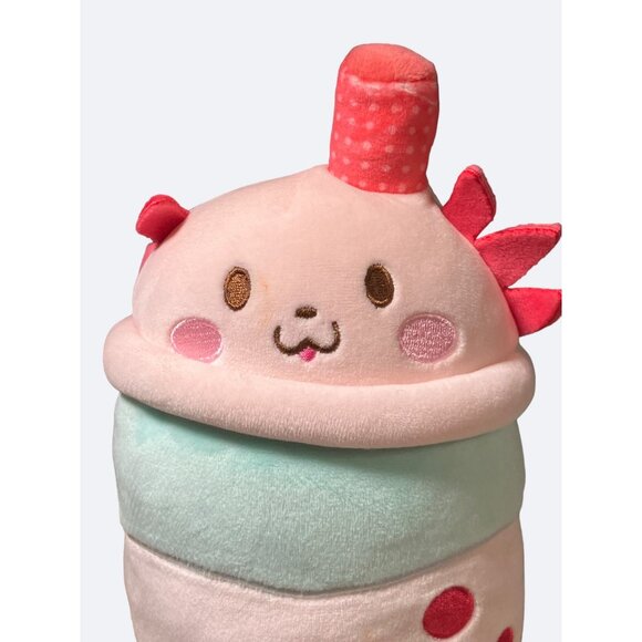 Puchi Gumi Almond Milk Axolotl Tea 8.5-Inch Plush 2023 - Picture 2 of 10
